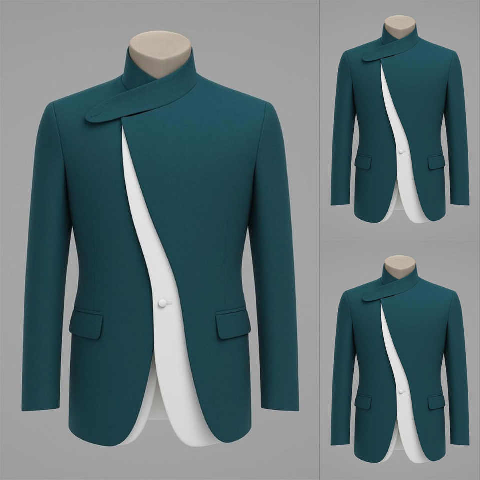 Unique Men'S Formal Wear - Esmoquin de Diseñador Único para Hombre,