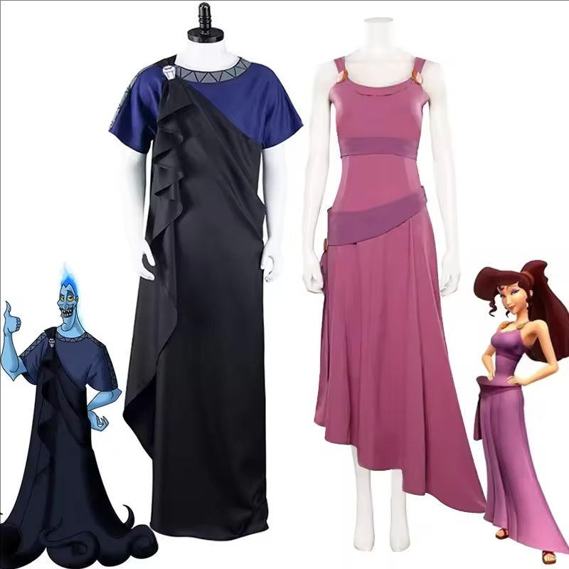 Men Formal Wear Set - Disfraz de Cosplay de Hércules, Megara
