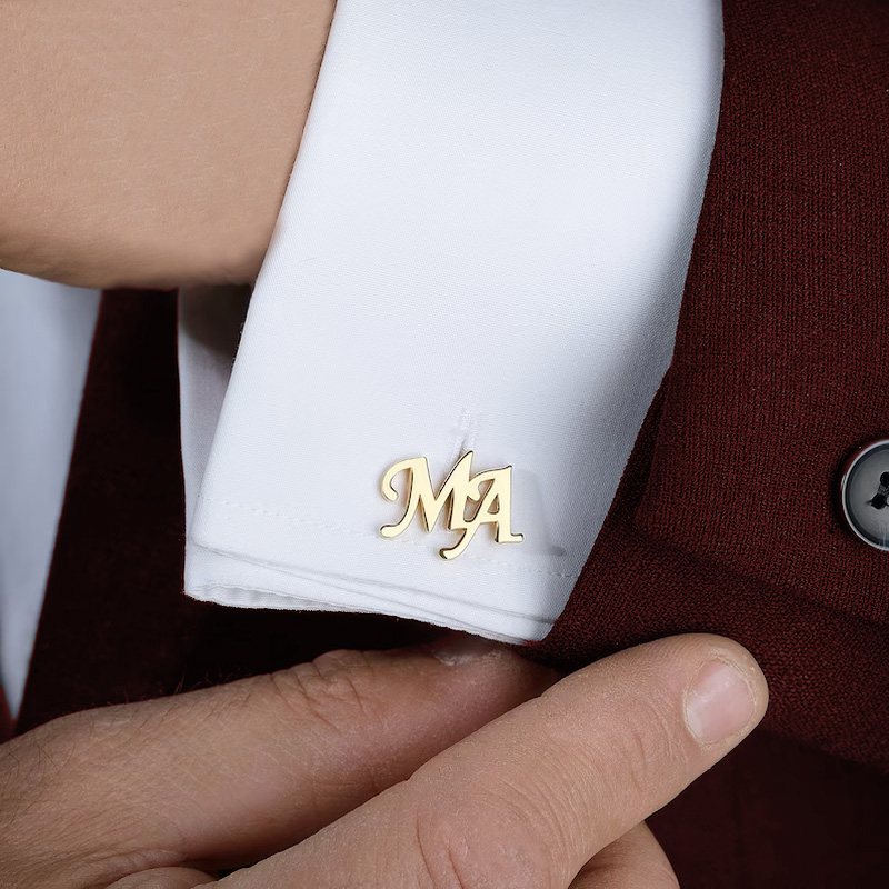 Men'S Formal Wear For A Wedding - Gemelos personalizados para hombres, logotipo personalizado,