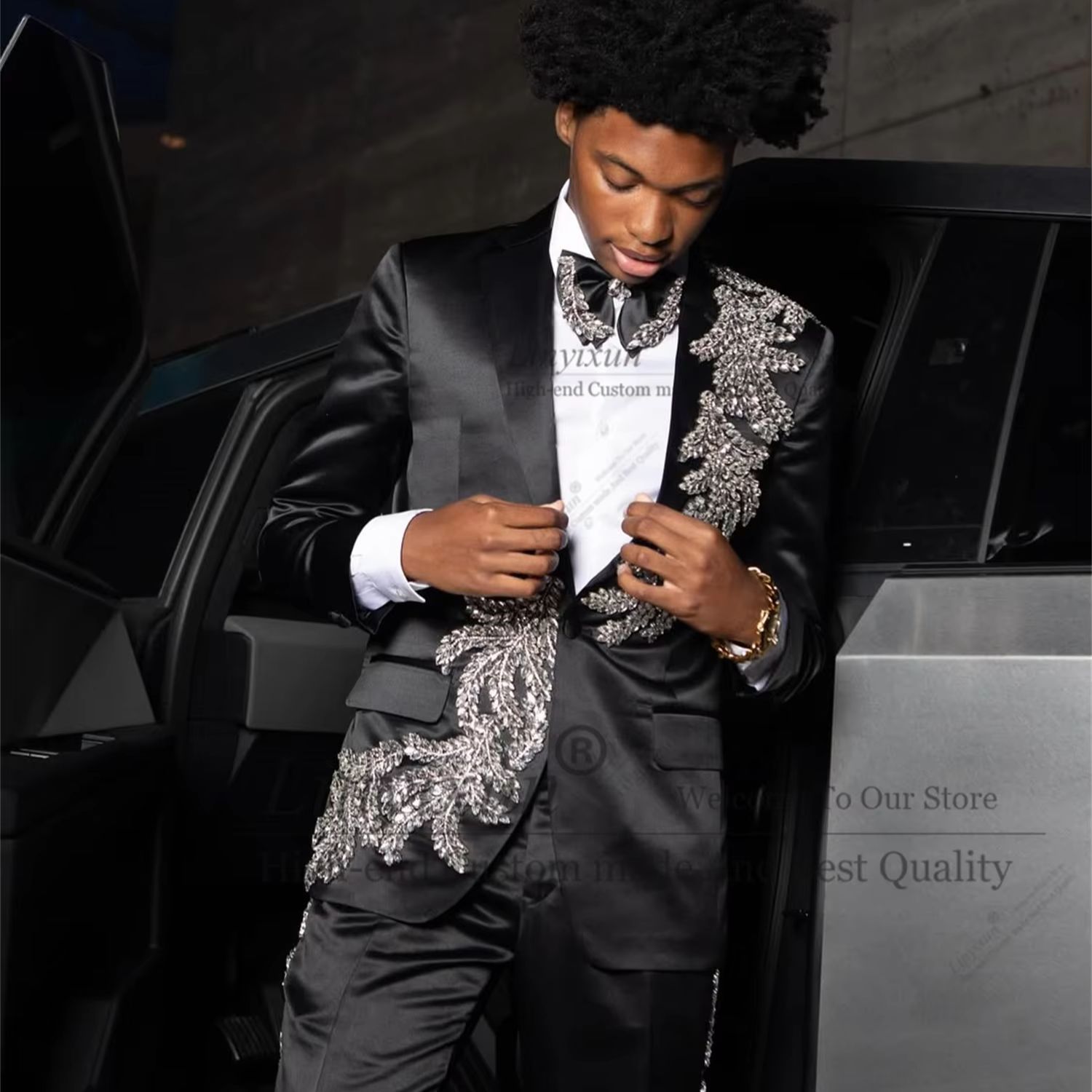 Men'S Formal Wear Attire - Trajes brillantes para hombre, con chaqueta