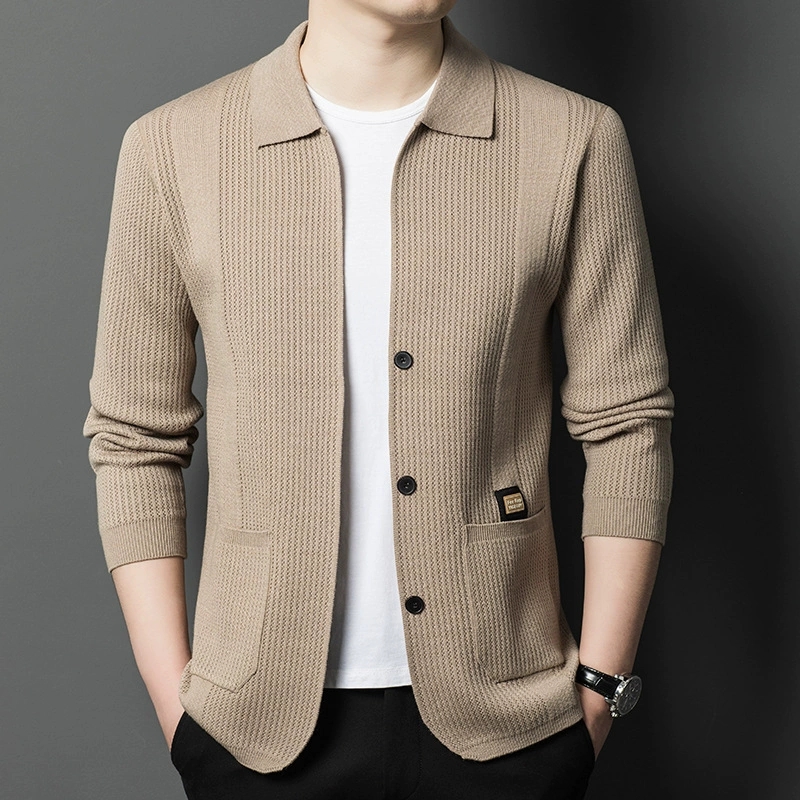 Men Formal Wear Coat - Cárdigan de Punto para Hombre de