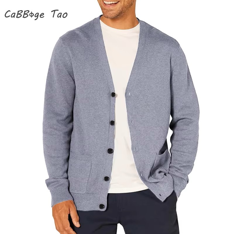 Men Formal Wear Coat - Nuevo Cárdigan de manga larga de