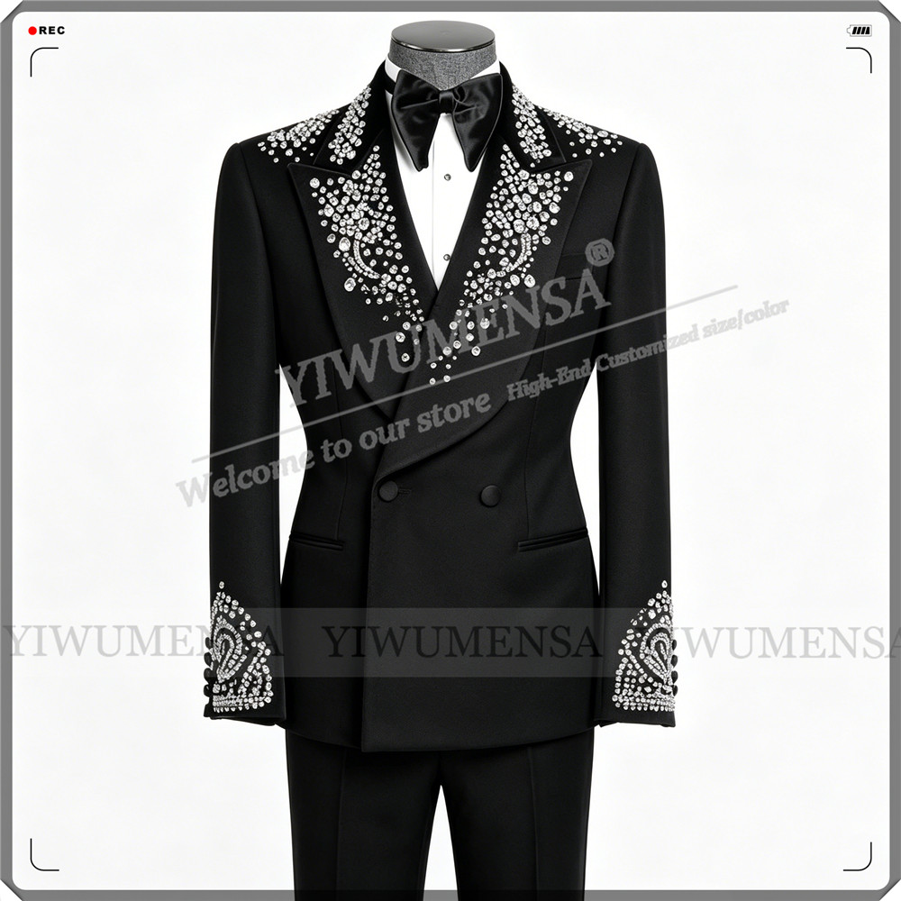 Men'S Formal Wear Attire - Traje de boda de lujo para