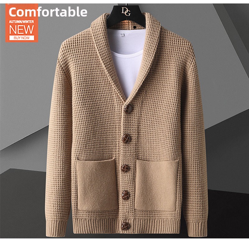 Men Formal Wear Coat - Chaqueta de Punto de Lujo de