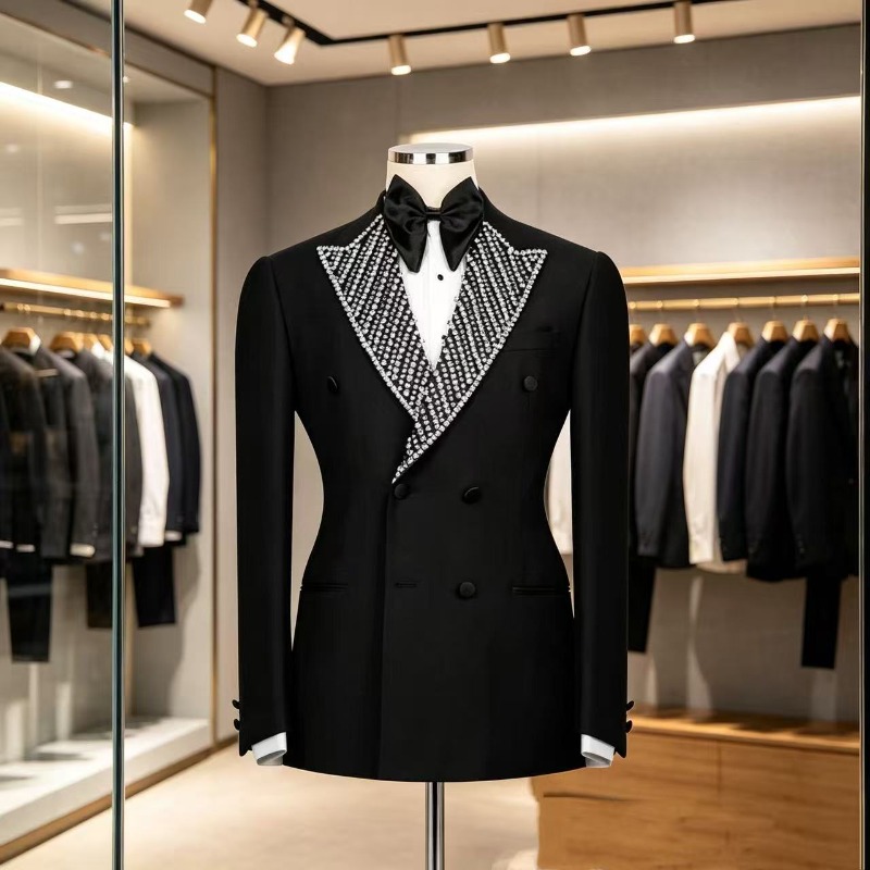 Men'S Formal Wear In Wedding - Elegante esmoquin de corte ajustado para