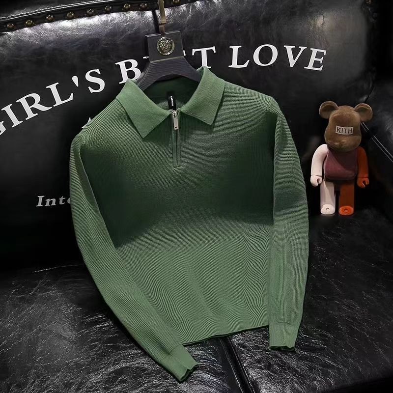 Polo de punto con diseño de cr - Men Formal Wear Coat reseña y precio