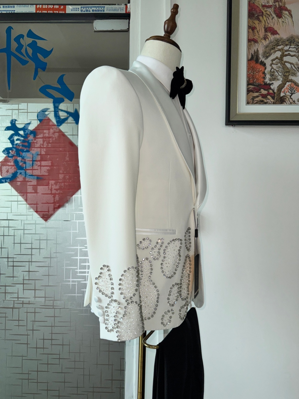Traje de Hombre Blanco de Lujo - Men'S Formal Wear In Wedding reseña y precio