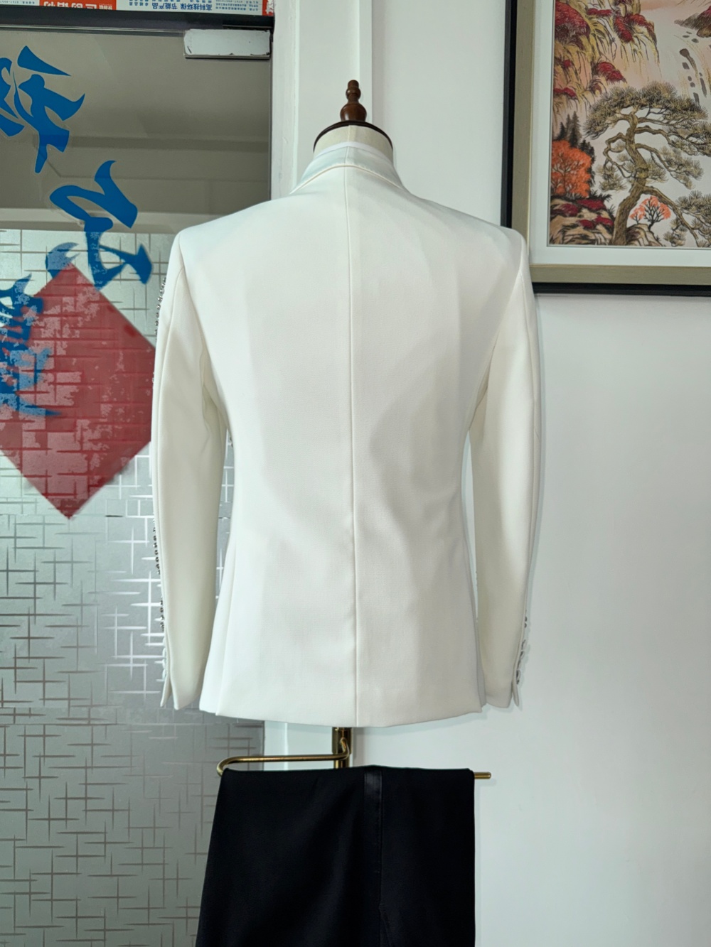 Traje de Hombre Blanco de Lujo - Men'S Formal Wear In Wedding reseña y precio
