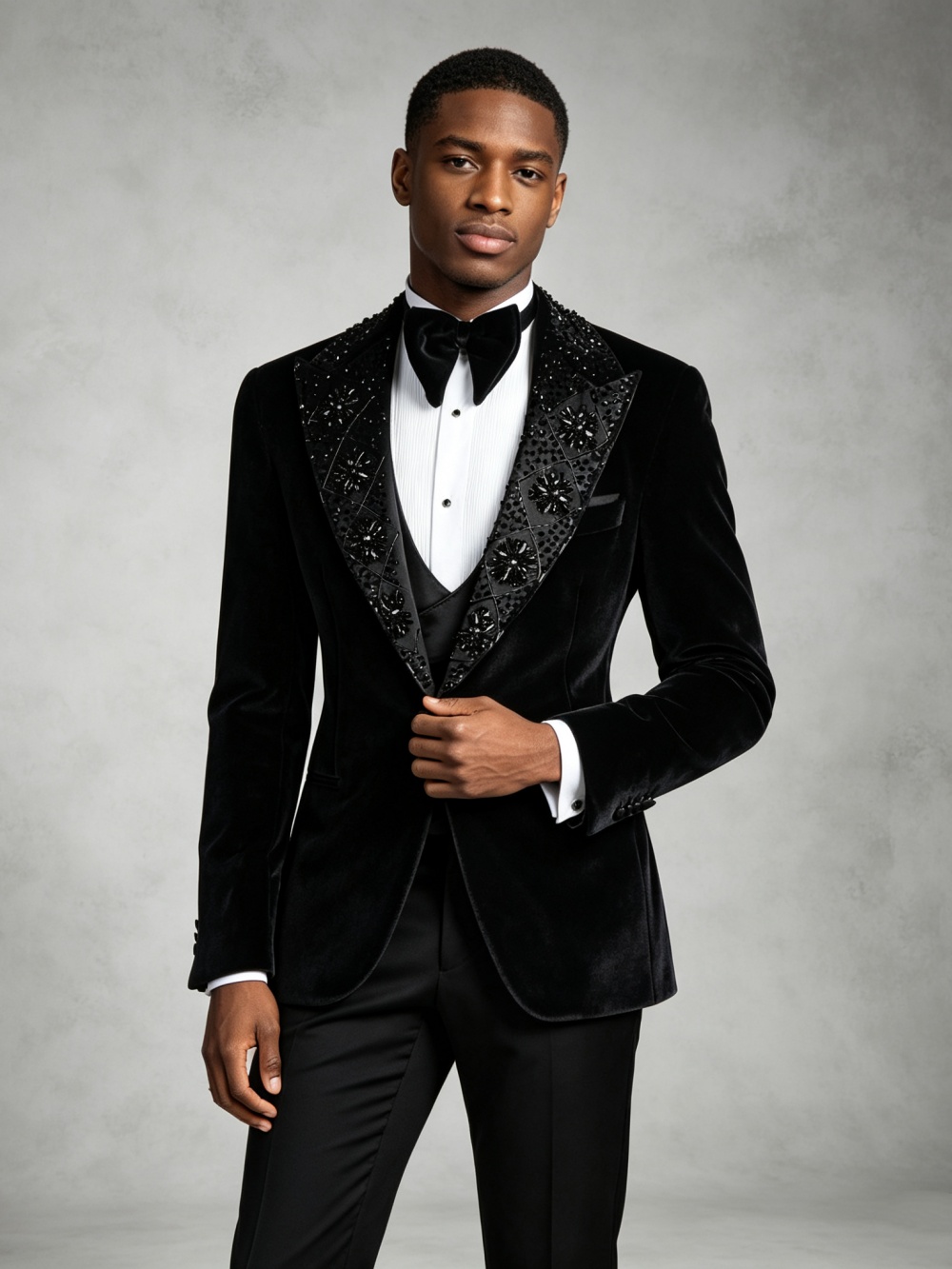 Conjunto de Traje de Terciopel - Men'S Formal Wear In Wedding reseña y precio