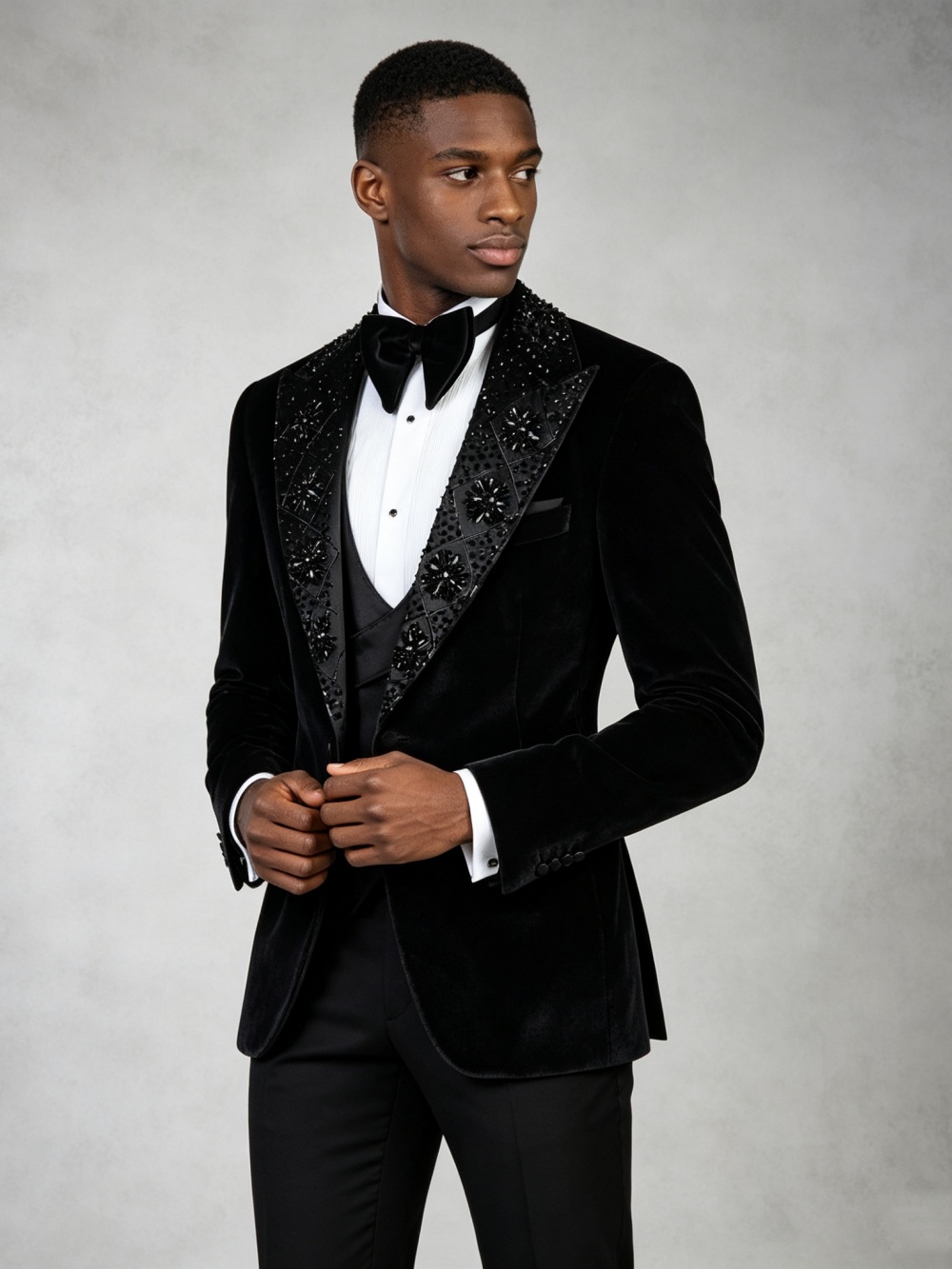 Conjunto de Traje de Terciopel - Men'S Formal Wear In Wedding reseña y precio