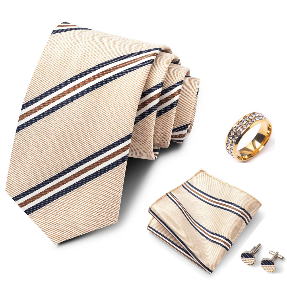 Conjunto de corbata a rayas pa - Men'S Formal Wear In Wedding reseña y precio