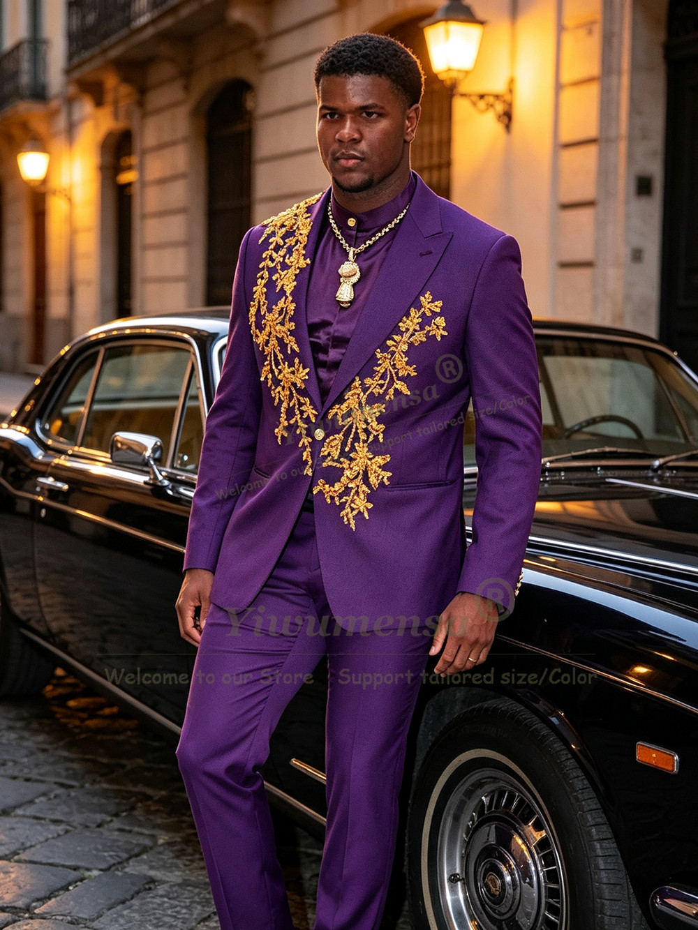 Trajes Morados de Diseño Único - Unique Men'S Formal Wear reseña y precio