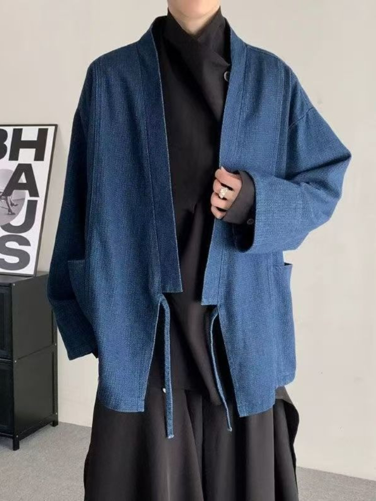 Abrigo vaquero de estilo japon - Men Formal Wear Coat reseña y precio