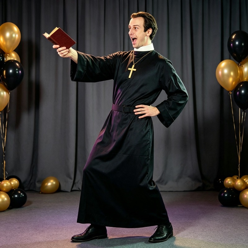 Traje Clásico de Sacerdote Mas - Men Formal Wear Set reseña y precio