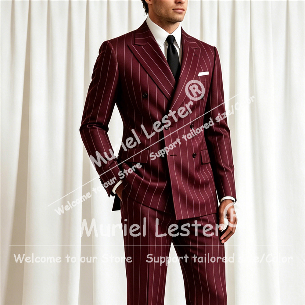 Elegante Traje de Rayas para H - Men'S Formal Wear Attire reseña y precio