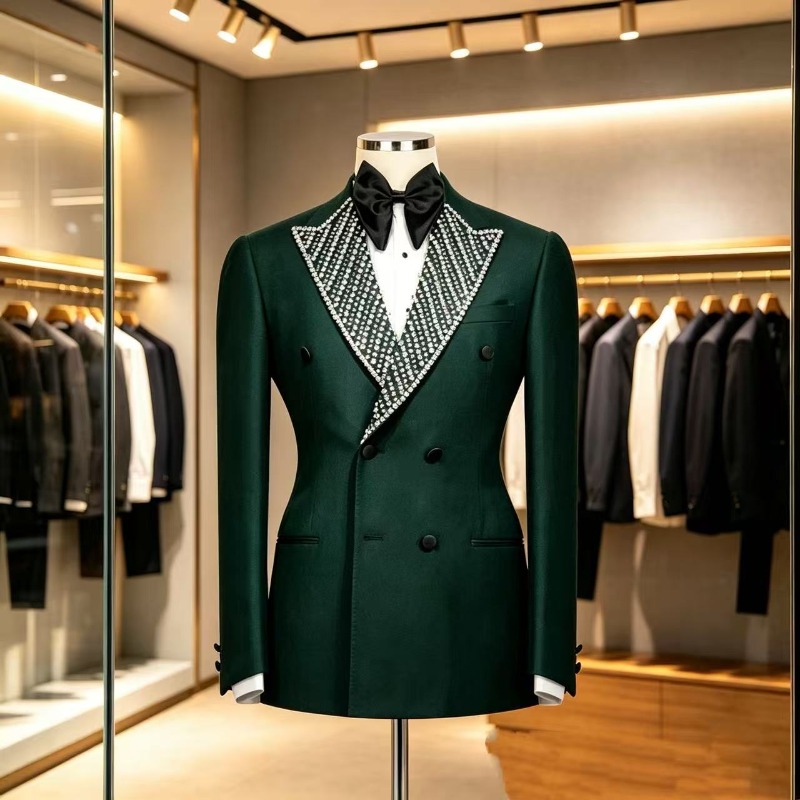 Elegante esmoquin de corte aju - Men'S Formal Wear In Wedding reseña y precio