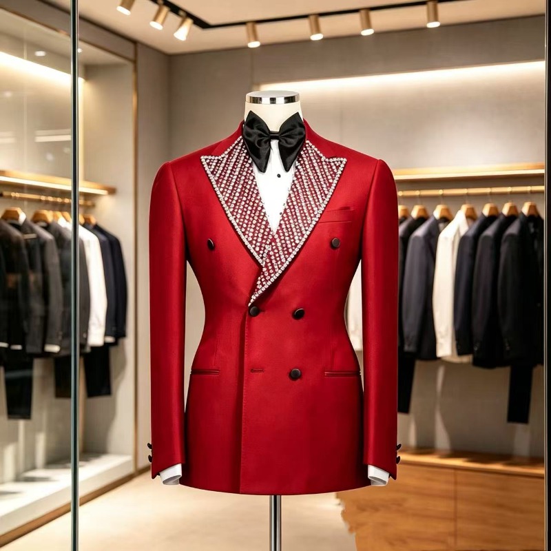 Elegante esmoquin de corte aju - Men'S Formal Wear In Wedding reseña y precio