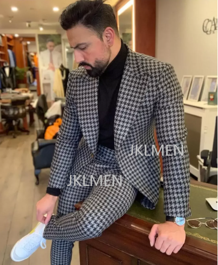 Trajes de pata de gallo para h - Men'S Formal Wear In Wedding reseña y precio