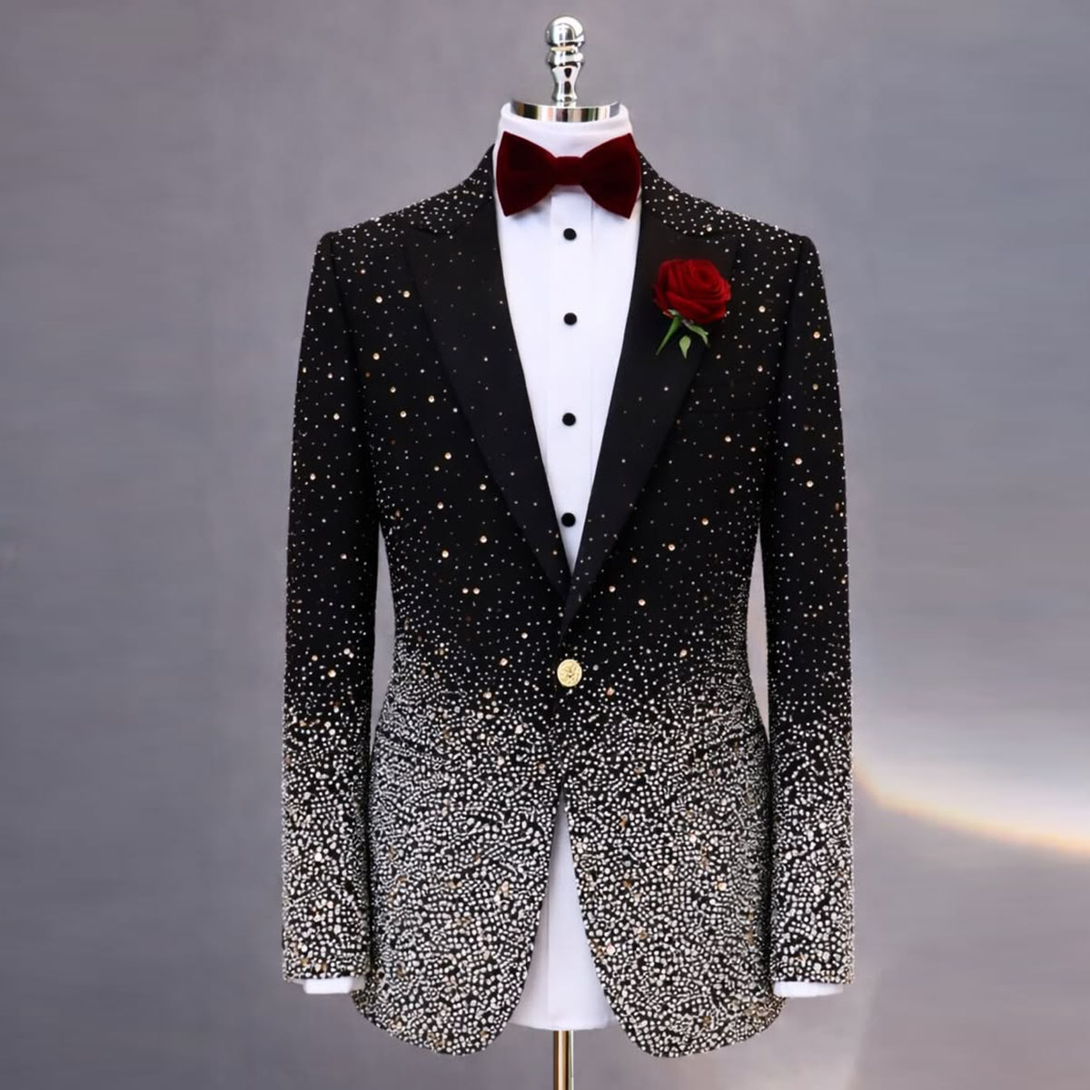 Elegante Traje de Hombre con P - Men'S Formal Wear For A Wedding reseña y precio
