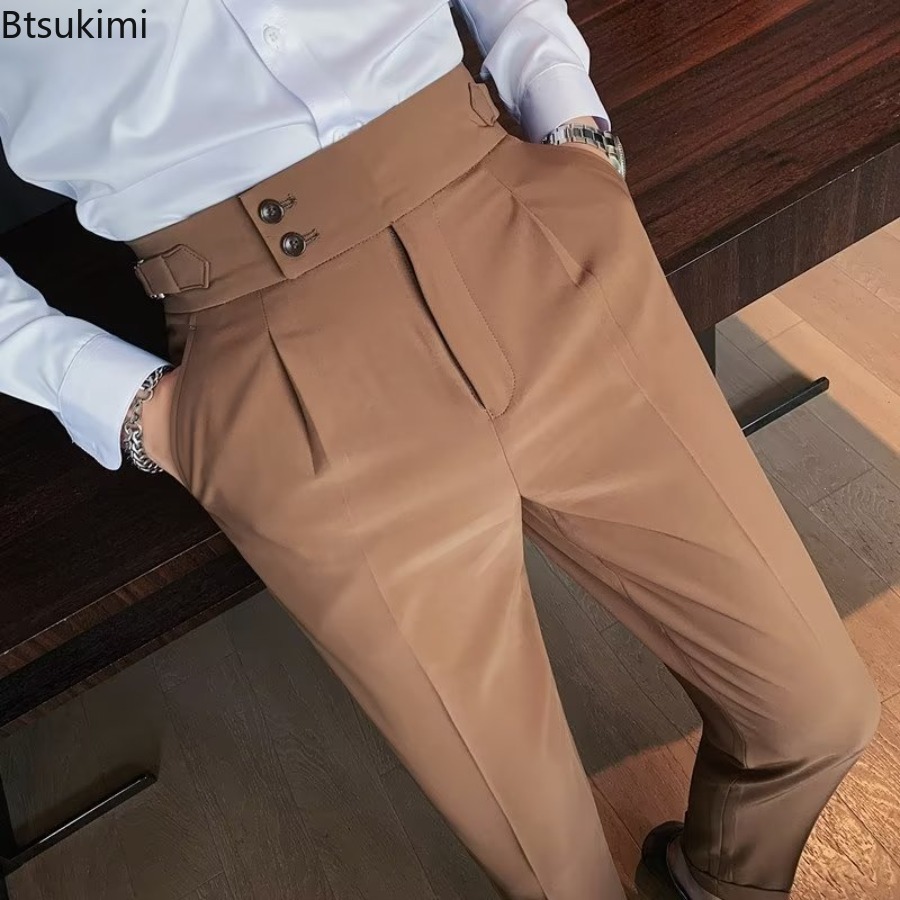 Nuevo 2026 pantalones de traje - Men Formal Wear Set reseña y precio